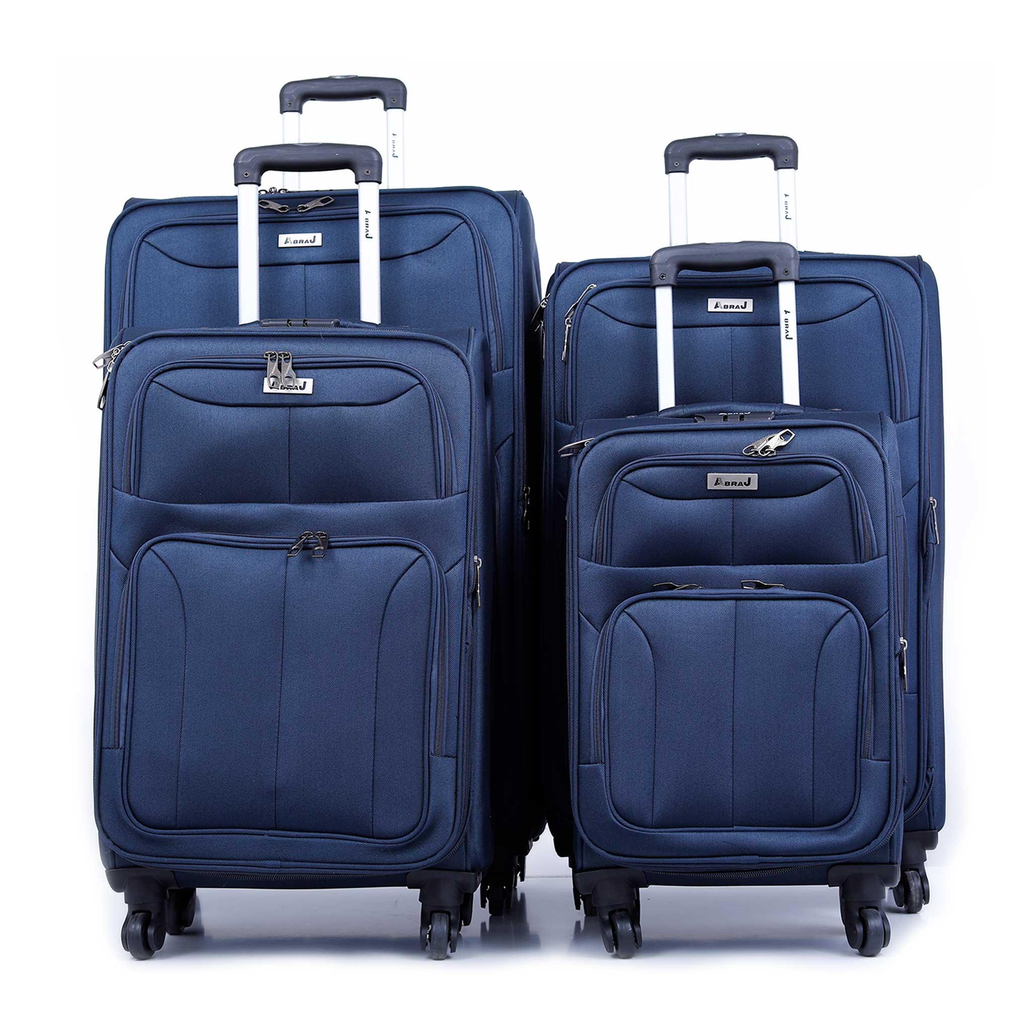 شنطة سفر (حقيبة سفر) عدد 4 – أزرق  ABRAJ Travel Luggage Suitcase