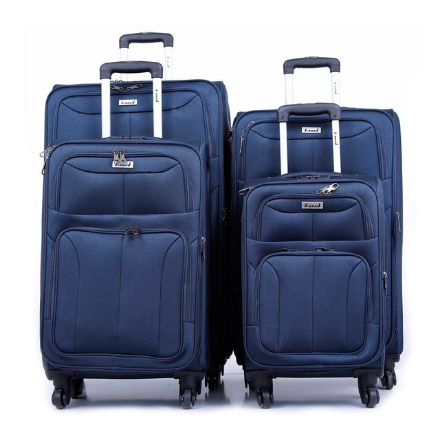 شنطة سفر (حقيبة سفر) عدد 4 – أزرق  ABRAJ Travel Luggage Suitcase - SW1hZ2U6NDIxMzI5