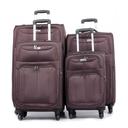 شنطة سفر (حقيبة سفر) عدد 4 – بني فاتح  ABRAJ Travel Luggage Suitcase - SW1hZ2U6NDIxMzIz