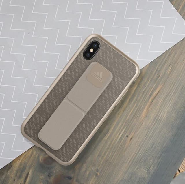 كفر موبايل أصلي بحزام خلفي سمسمي - Grip Case for iPhone XS/X - Adidas