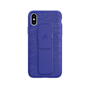 كفر موبايل أصلي بحزام خلفي لون أزرق - Grip Case for iPhone  XS/X - Adidas - SW1hZ2U6MzU5MzA1