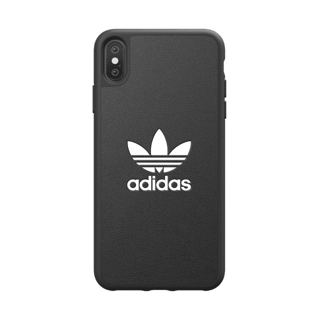 كفر موبايل أصلي بشعار أديداس لون أسود - Original Trefoil Case for iPhone XS Max - Adidas - SW1hZ2U6MzU5MzEw