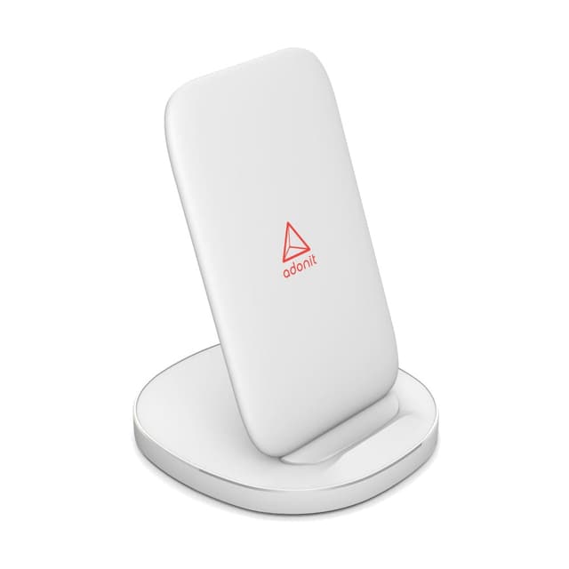 قاعدة شحن لاسلكية - أبيض 10W - Wireless Charging Stand - Adonit