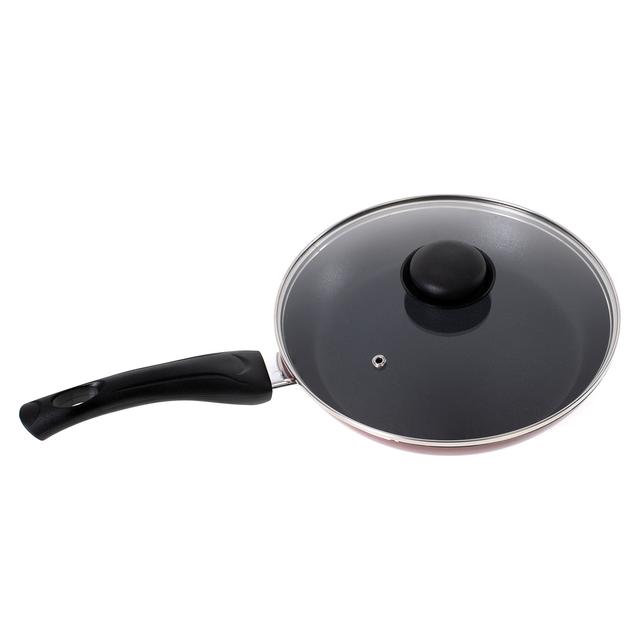 Royalford Frying Pan, 24 Cm - Aluminum Non-Stick Fry Pan - Ergonomic Handle - Saute Pan/Deep Frying