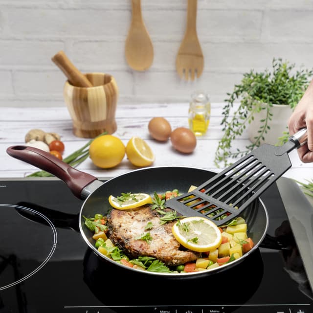 قطعتين من مقلاة المنيوم غير لاصقة (28 & 22 Cm) Royalford Aluminium Fry Pan