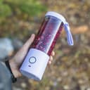 خلاط محمول ب 6 شفرات طحن لون بنفسجي فاتح Portable Blender 6 Stainless Steel Blades - BLENDJET-V2