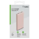 باور بانك بمدخلين USB - 10000 ميللي أمبير - غولد روز - BoostCharge Power Bank 10K mAh - 15W Quick Charge 2xUSB-C, 2xUSB-A ports - BELKIN
