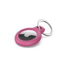 Belkin Apple AirTag Secure Holder w/ Key Ring | Twist and Lock Design, Scratch Prototection for Apple AirTag |Easy Attachment Key ring with open design - Pink - SW1hZ2U6MzU5NzM3