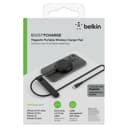 شاحن لاسلكي مغناطيسي - 7.5 واط - أسود - Magnetic Wireless Charger Pad 7.5W - MagSafe Compatible, Safe and Secure - Belkin