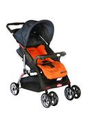 Baby Plus Black & Red Stroller Cum Pram - SW1hZ2U6NDIyMzgx