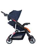 Baby Plus Black & Red Stroller Cum Pram - SW1hZ2U6NDIyMzc5