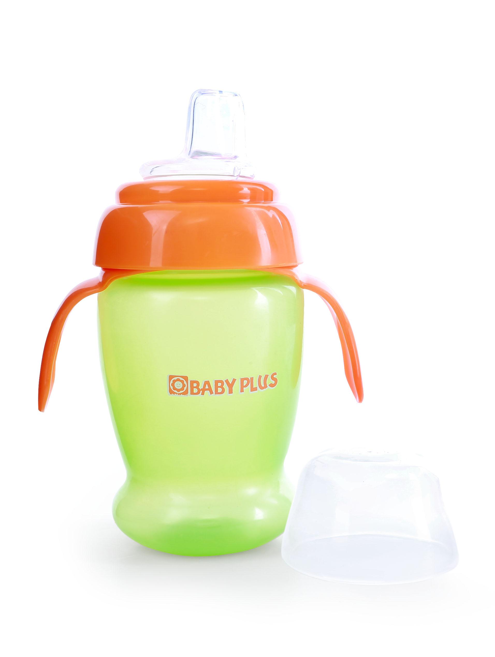 Baby Plus Baby Cup With 2 Handles - Portable Baby Cup First Cups, Anti-Colic Baby Bottle, Safe