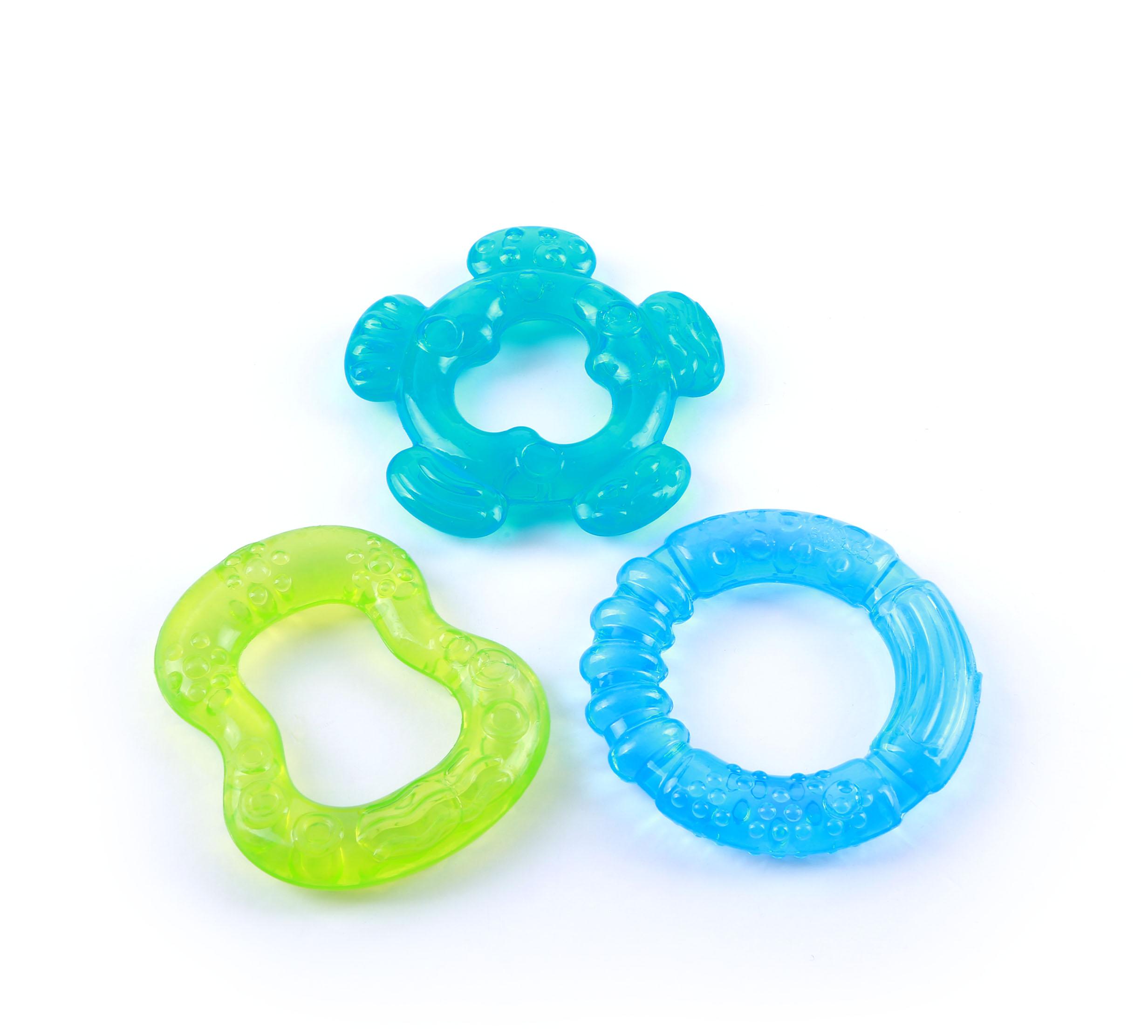 Baby Plus 3Pcs Water Filled Teether - Cooling Teether