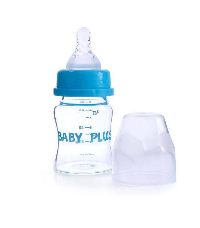 Baby Plus Baby Feeding Bottle - Anti-Colic Baby Bottle - 60 Ml - Newborn Essentials - Infant Feeding - SW1hZ2U6NDIyMjgz