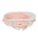 سرير أطفال محمول مع ناموسية - وردي Baby Plus Portable Folding Baby Cribbaby Bed Bag