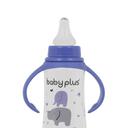 Baby Plus 8Oz Bottle With Nipple - Infant Feeding Bottle - Breast Like Tent - Bpa Free - Leak Proof - SW1hZ2U6NDEzMDU0