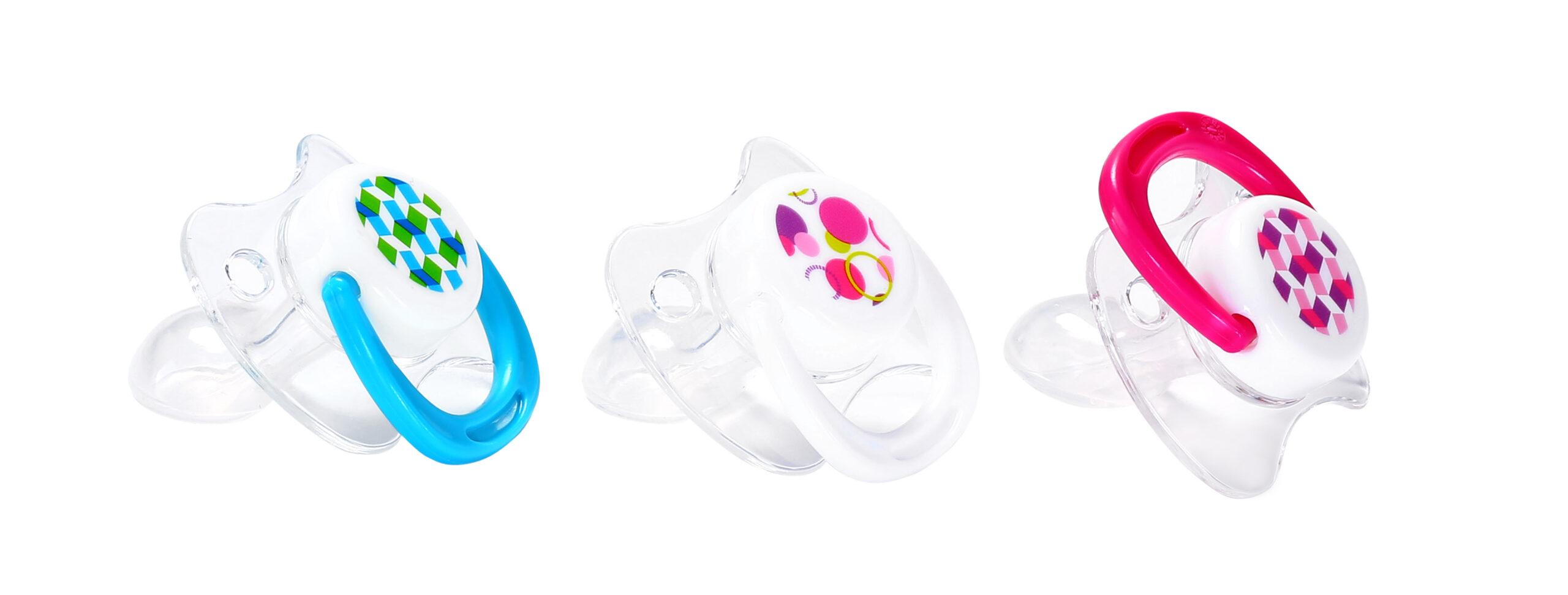 مصاصة للأطفال عدد 3  Baby Plus New Born Baby Pacifier