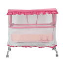 سرير للأطفال هزاز مع ناموسية زهري Baby Cradle - Baby Plus - 179686