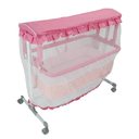 سرير للأطفال هزاز مع ناموسية زهري Baby Cradle - Baby Plus - 179685