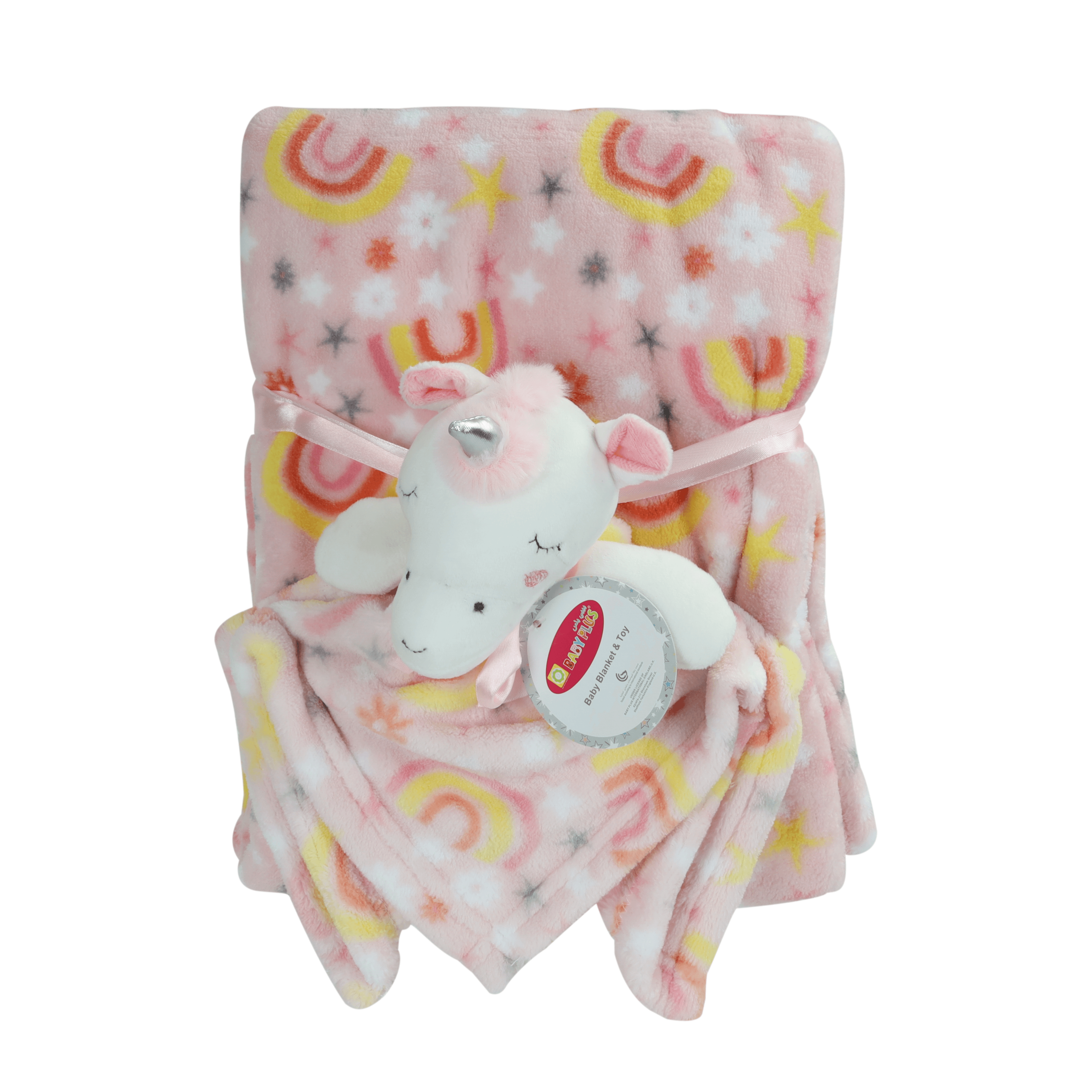 Baby Plus Comforter Toy With Blanket - Ideal For Boys And Girls, Super Soft And Warm Quilted Blanket