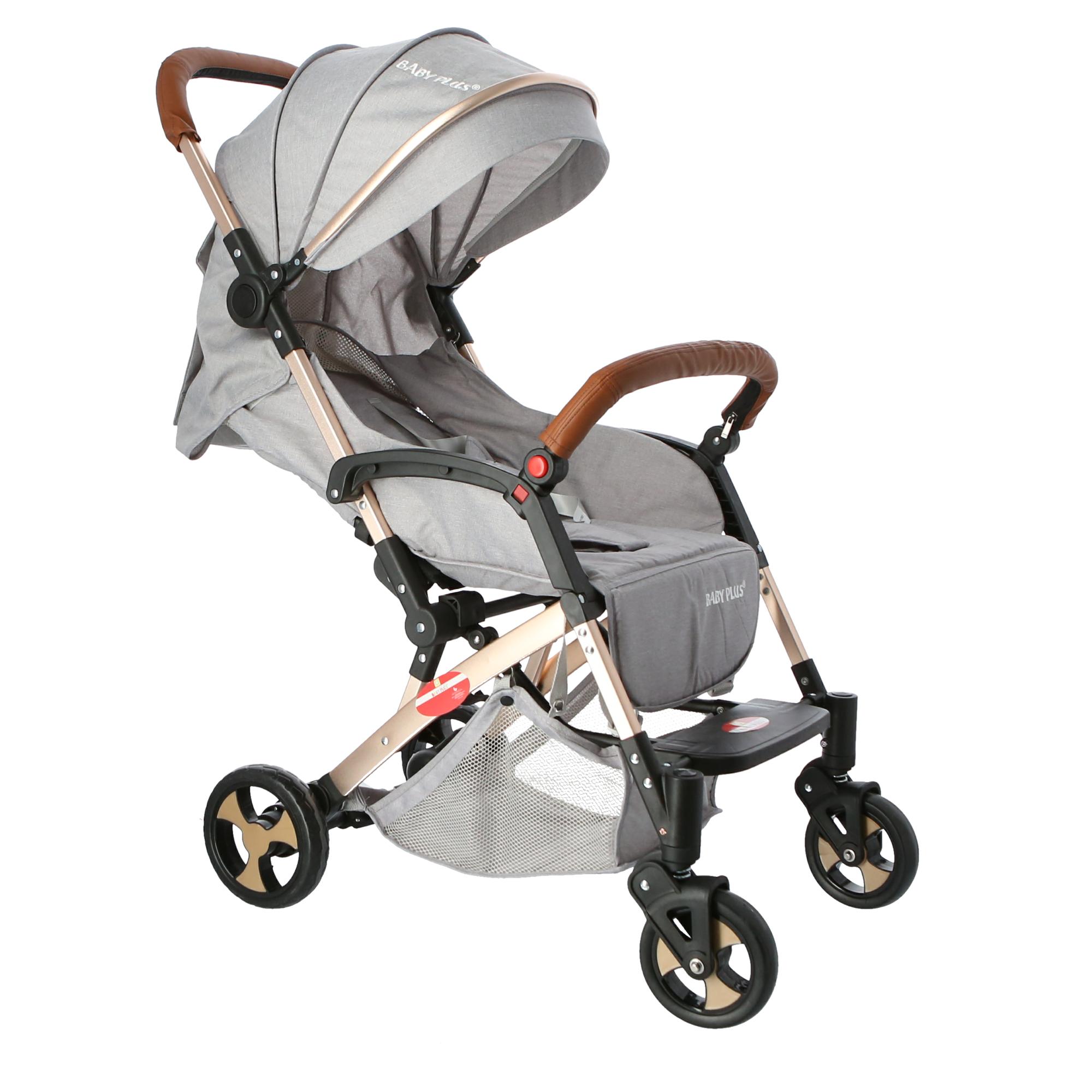 عربة أطفال رمادي Baby Stroller, Strollers, Kids Stroller, Best Quality - Baby Plus