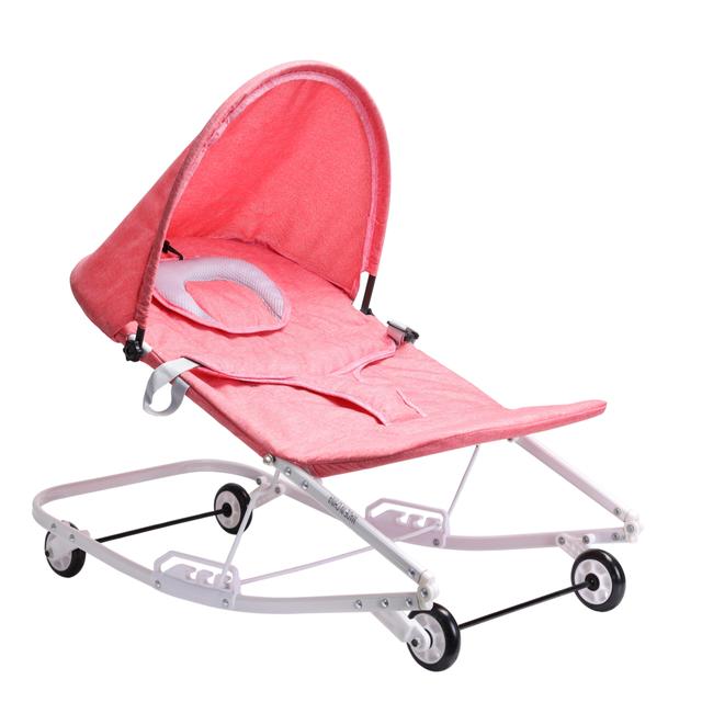 Baby Plus Baby Rocker - Baby Rocking Chair - Canopy - Safety Harness - Infant Rocking Chair - Toddle - SW1hZ2U6NDIyMTg4