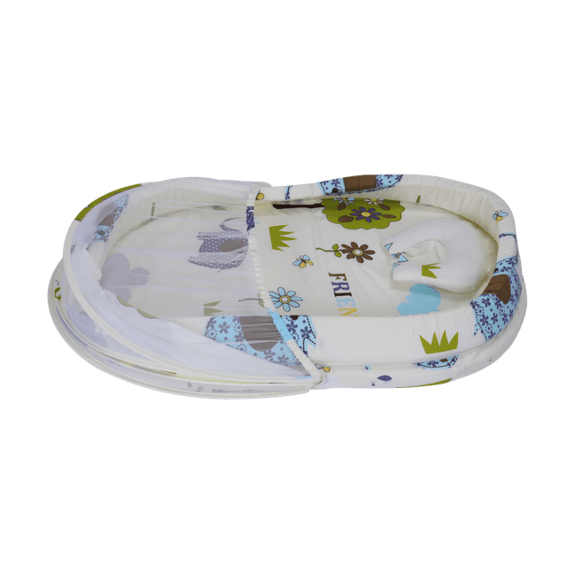 سرير أطفال محمول مع ناموسية  Baby Plus Portable Folding Baby CribBaby Bed Bag