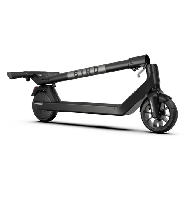 Bird AIR Scooter 8.0" - Folding Electric Scooter, Portable Compact Stylish Trendy, Fast 25kph, Bluetooth, Battery Operated, LED Lights, Splash Resistant, Flat-Free Wheels, Electronic Brake - Black