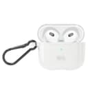 كفر سماعات لاسلكية مع مشبك للتعليق - شفاف - Apple Airpods 3rd Gen Case - Tough Clear Design, Lightning Port Access, Included Carbiner Clip, Precision Molded Fit, Wireless Charging Compatible -  Case mate