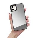 Casetify MIRROR Apple iPhone 12 Mini Case - Reflective Mirror Case, Shockproof TPU Bumper, Slim & LightWeight, Wireless & MagSafe Charging Compatible - Silver - SW1hZ2U6MzYwNTk1