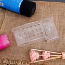 Delcasa DC1005 Easy Stick Dental Kit Holder - No Drilling Bathroom Drain Rack with Suction Cup | Shower Caddy Basket Bathroom Shelf Organiser Wall Mounted Spices Storage Rack, No Drilling