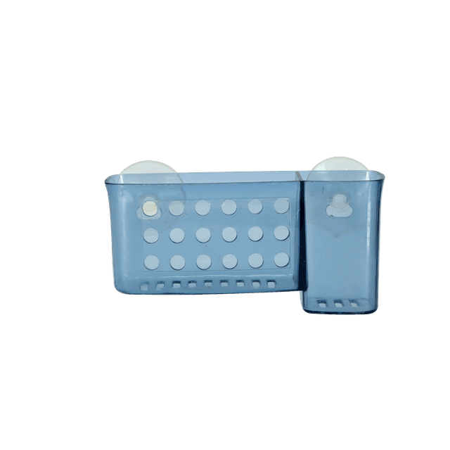 Delcasa DC1005 Easy Stick Dental Kit Holder - No Drilling Bathroom Drain Rack with Suction Cup | Shower Caddy Basket Bathroom Shelf Organiser Wall Mounted Spices Storage Rack, No Drilling