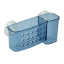 Delcasa DC1005 Easy Stick Dental Kit Holder - No Drilling Bathroom Drain Rack with Suction Cup | Shower Caddy Basket Bathroom Shelf Organiser Wall Mounted Spices Storage Rack, No Drilling