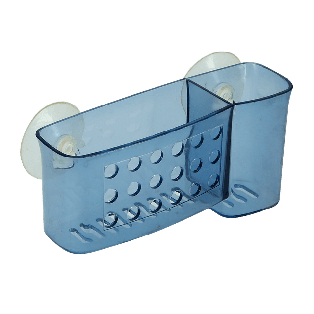 Delcasa DC1005 Easy Stick Dental Kit Holder - No Drilling Bathroom Drain Rack with Suction Cup | Shower Caddy Basket Bathroom Shelf Organiser Wall Mounted Spices Storage Rack, No Drilling