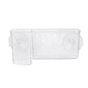 Delcasa DC1005 Easy Stick Dental Kit Holder - No Drilling Bathroom Drain Rack with Suction Cup | Shower Caddy Basket Bathroom Shelf Organiser Wall Mounted Spices Storage Rack, No Drilling