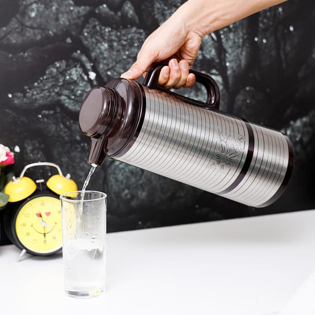 Delcasa 1.6L Stainless Steel Caliber Vacuum Flask - Insulated Flask Bottle - Thermos Flask