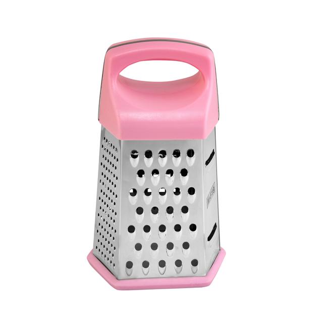 Delcasa Stainless Steel Hexagon Grater, DC1171 | 6 Side Grate, Slice And Zest | Sharp Blade & Easy Grip Handle | Best For Parmesan Cheese, Vegetables, Ginger - SW1hZ2U6NDI2MDM5