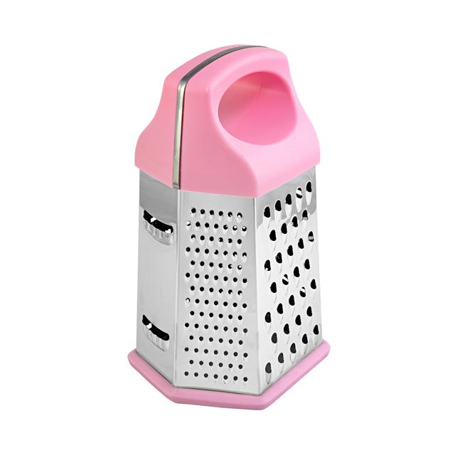 Delcasa Stainless Steel Hexagon Grater, DC1171 | 6 Side Grate, Slice And Zest | Sharp Blade & Easy Grip Handle | Best For Parmesan Cheese, Vegetables, Ginger - SW1hZ2U6NDI2MDUz