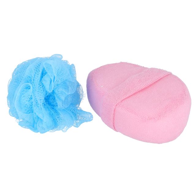 Delcasa Bath Sponge And Puff- Round Bath Sponge Loofah/Scrub For Women And Men- Ultra Soft - SW1hZ2U6NDI3OTg0