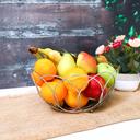 Delcasa Fruit Bowl - Countertop Chrome Plated Stainless Steel Fruit Basket - Vintage Style Wire - SW1hZ2U6Mzk1ODI0