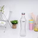 Delcasa 1000Ml Glass Water Bottle - Portable Cap - Lead Free Water Bottle, Travel Flask