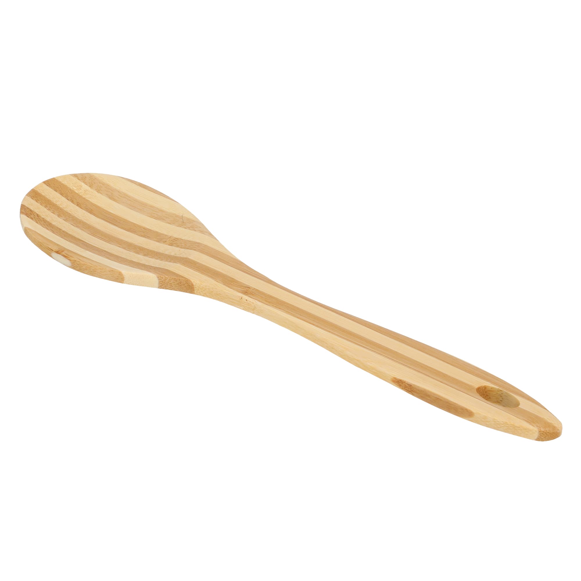 Delcasa Bamboo Serving Spoon - Heat Resistant Grip Spoon,Bamboo,Cooking And Baking Equipment