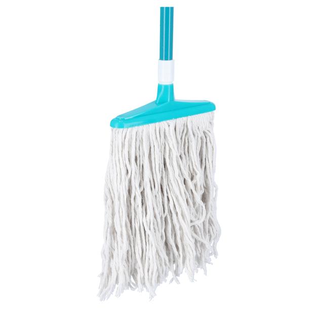 Delcasa Cotton Mop Head With Long Stick- Long & Durable Handle With Hanging Loop - SW1hZ2U6NDI2MzE1