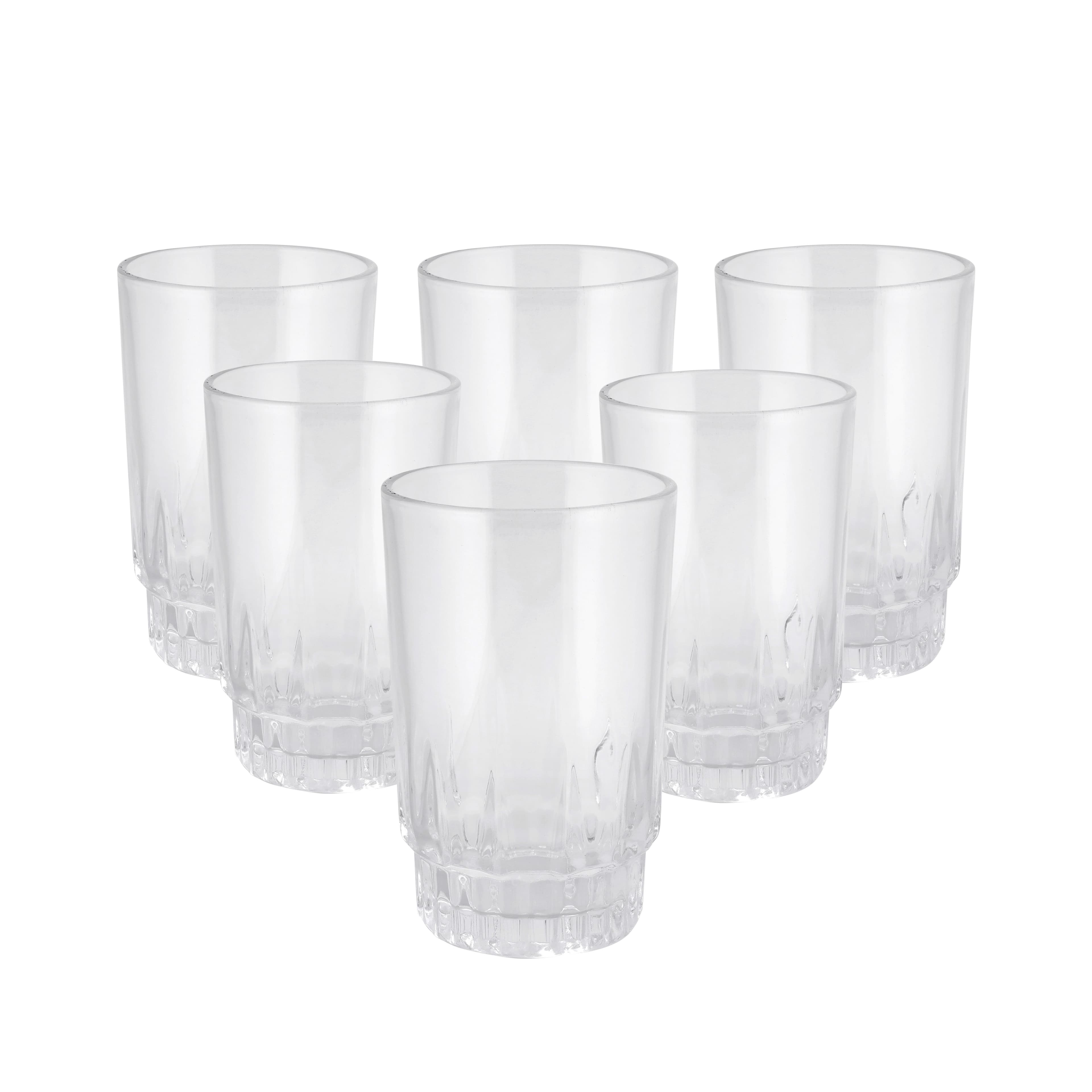 طقم كاسات 270 مل 6 قطع Delcasa 6Pcs 270Ml Glass Tumbler