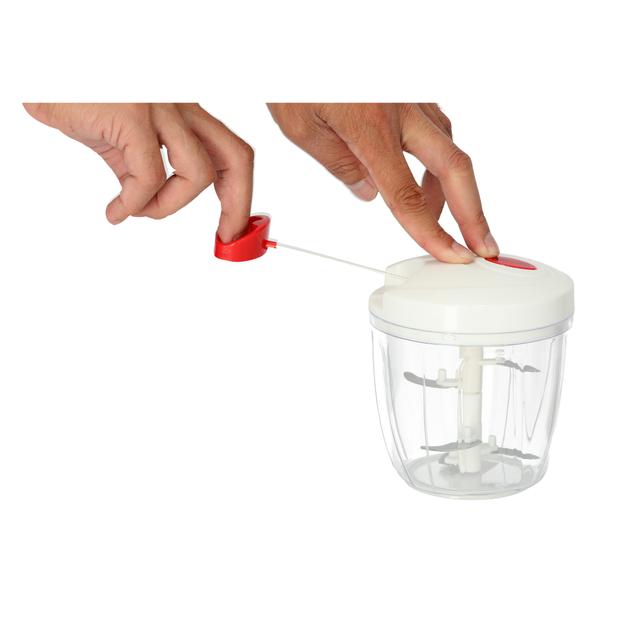 Delcasa Manual Food Chopper - Mini Hand Pull Food Processor/Mixer/Cutter/Dicer - Manual Handheld - SW1hZ2U6Mzg0MjAy