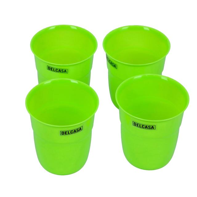 Delcasa DC1454 2.3 Litre Water Jug with 4 Glasses - Portable Multi-Purpose Jug with Lid for Water Picnic Juice, Durable Plastic, Spill-Proof Lid | Household, Club, Pub, Bar, Coffee Shop, Res - SW1hZ2U6NDAxODk3