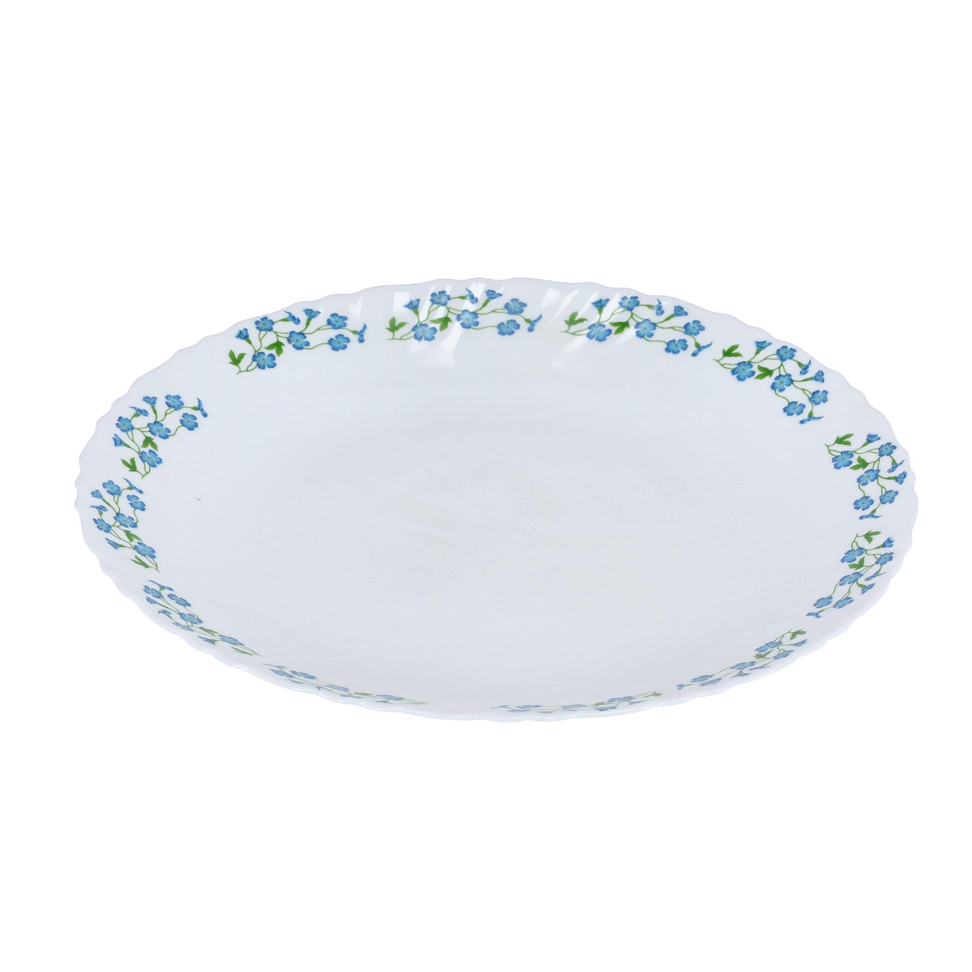 صحن تقديم زجاجي قياس 10.5 بوصة Delcasa Opal Ware Dinner Plate