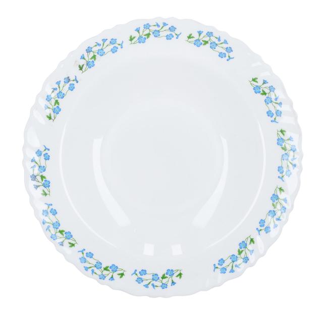 Delcasa 9.5" Opalware Round Deep Soup Plates - Pasta Plates - Plate With Playful Classic Decoration - SW1hZ2U6MzY2Nzkw