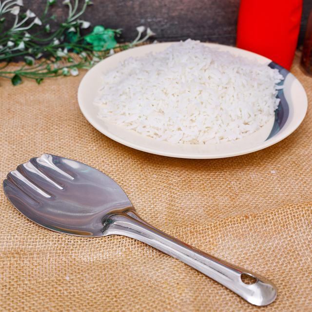 Delcasa 9" Rice Panja - Stainless Steel Rice Serving Spoon, Rice Panja, Rice Punja, Rice Server - SW1hZ2U6NDI1ODYz
