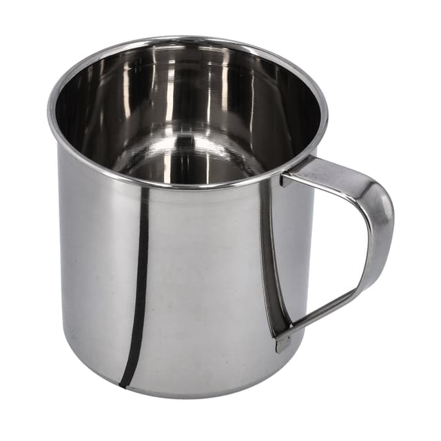 Delcasa 10Cm Steel Mug - Portable Lightweight Large Coffee & Tea Mug